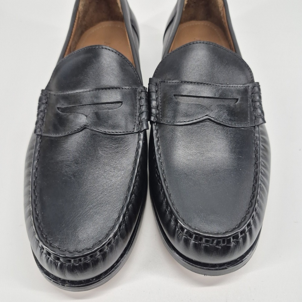 Allen Edmonds "NEWMAN" Men's Leather Penny Loafer 10.5 EEE Black - Picture 3 of 10